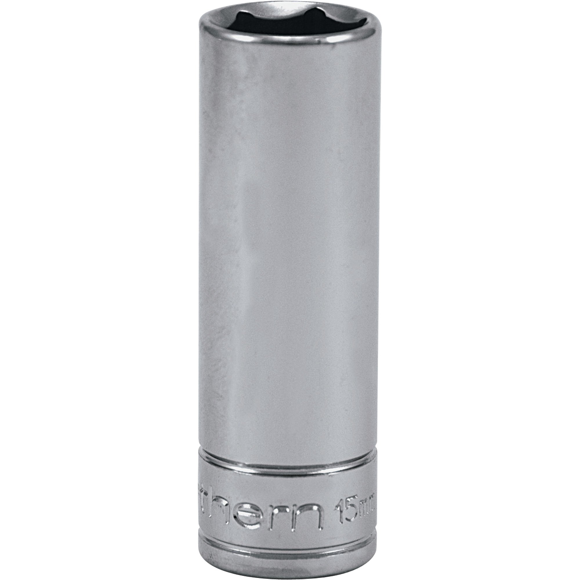 Northern Industrial 15mm Deep Socket — 3/8in. Drive